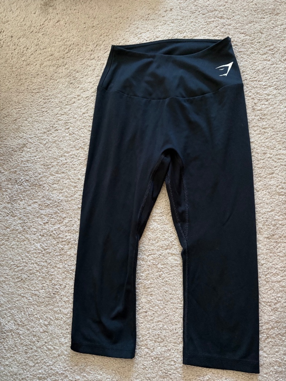 Gymshark Black Women's High-Waist Active Capri Leggings
